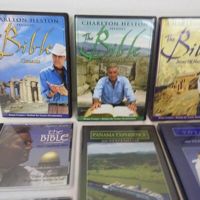 DVD/CD Lot: Charlton Heston Presents The Bible, Adventures Under The Sea