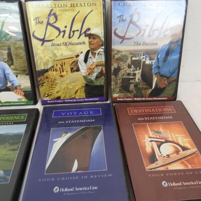 DVD/CD Lot: Charlton Heston Presents The Bible, Adventures Under The Sea