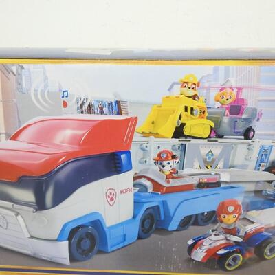 Paw Patrol Movie Transforming City Paw Patroller, Damaged, Missing Some Parts