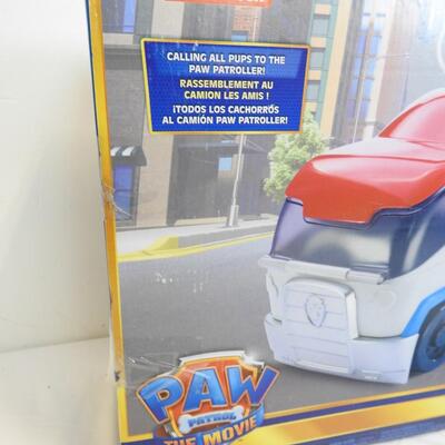 Paw Patrol Movie Transforming City Paw Patroller, Damaged, Missing Some Parts