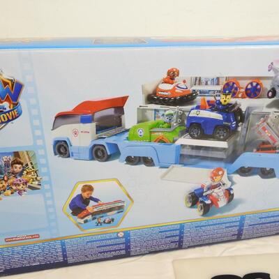 Paw Patrol Movie Transforming City Paw Patroller, Damaged, Missing Some Parts