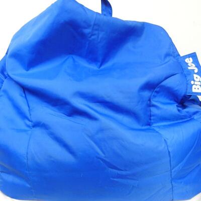 Big Joe Dorm Chair Smatmax Blue Fire: Has Half of Needed  Stuffing, 33in x 28in