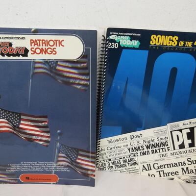 7 Music Books: Andrew Lloyd Webber, Gershwin, Rodgers & Hammerstein, Patriotic