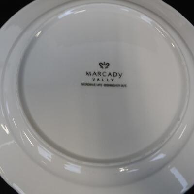 Dinner Plates: White Ceramic, 11in, Marcady, Ikea, includes 3 of Unknown Brand