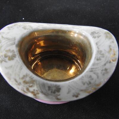 5pc Anniversary Lot: 50th Anniversary Dish, Napkin Rings,  Sugar Dish w/Spoon