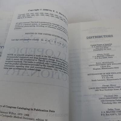 5 Books: Medical Dictionary, Webster's Dictionary, Crossword Puzzle Dictionary,