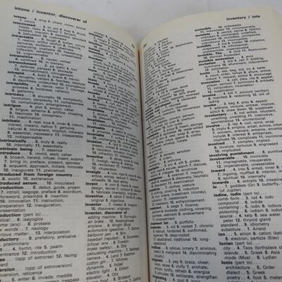 5 Books: Medical Dictionary, Webster's Dictionary, Crossword Puzzle Dictionary,