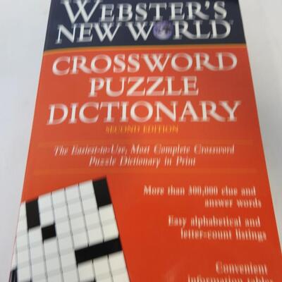 5 Books: Medical Dictionary, Webster's Dictionary, Crossword Puzzle Dictionary,