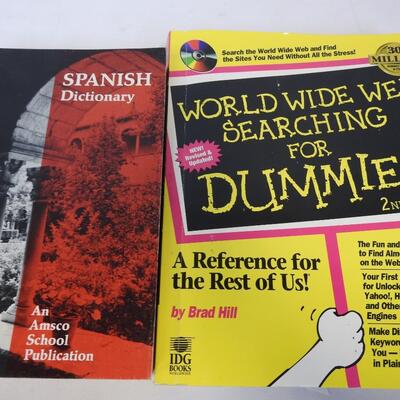 5 Books: Medical Dictionary, Webster's Dictionary, Crossword Puzzle Dictionary,