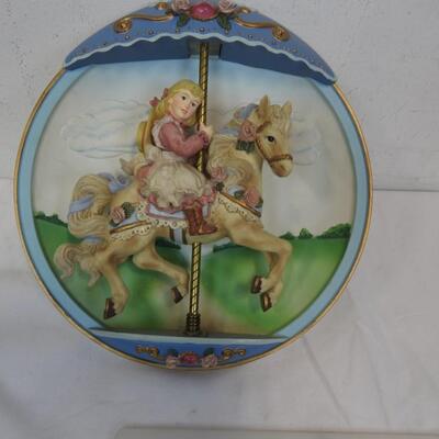 Painted Ponies Book of American Carousel Art, Carousel Horse Music Box
