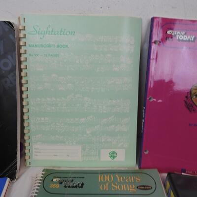 6 Beginner Piano Music Books, Lowrey Songbook -to- 100 Years of Song