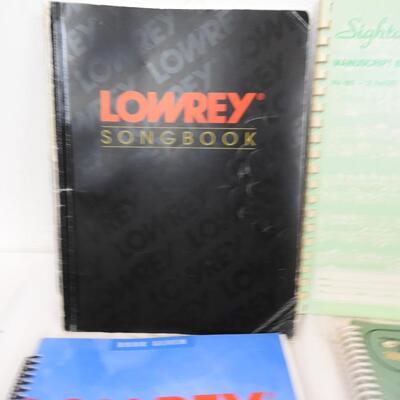 6 Beginner Piano Music Books, Lowrey Songbook -to- 100 Years of Song