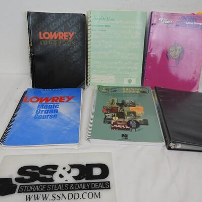 6 Beginner Piano Music Books, Lowrey Songbook -to- 100 Years of Song