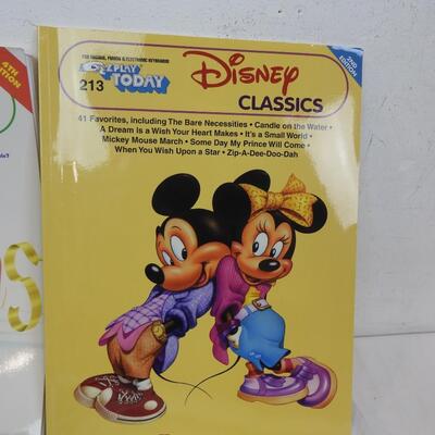 3 Thematic Music Books: Christmas, Disney, Movie Classics