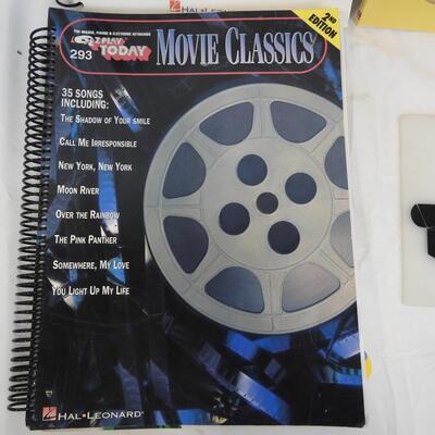 3 Thematic Music Books: Christmas, Disney, Movie Classics