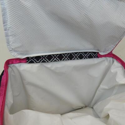 Insulated Tote w/Wheels & Adjustable Handle, Small Tear On Outside Bottom