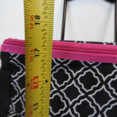 Insulated Tote w/Wheels & Adjustable Handle, Small Tear On Outside Bottom