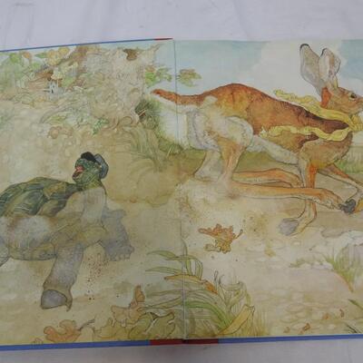 2 Hardbound Books: Aesop's Fables, Stories & Rhymes For Every Bedtitime