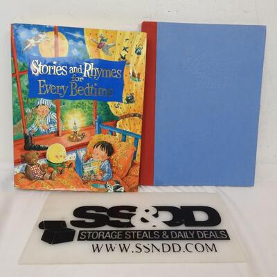 2 Hardbound Books: Aesop's Fables, Stories & Rhymes For Every Bedtitime