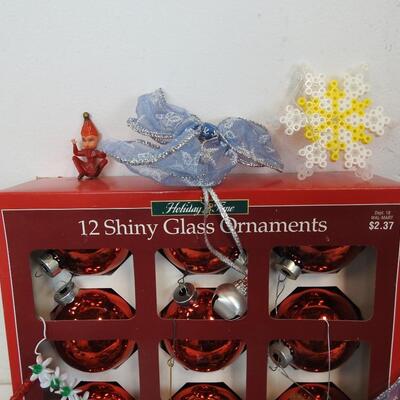 Holiday Decor and Ornaments and Tablecloths