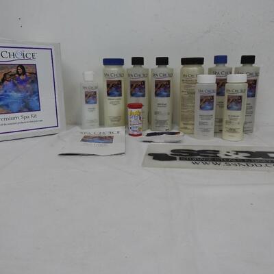 Spa Choice Premium Spa Kit, Includes Lotions, Powder, and Spa Guide Booklet