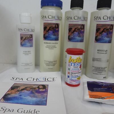 Spa Choice Premium Spa Kit, Includes Lotions, Powder, and Spa Guide Booklet