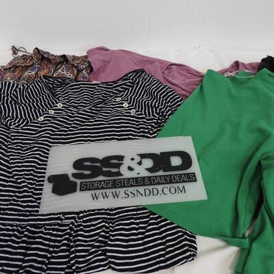 5 pc Women's Apparel: Crop Top, Sweatpants, 3 Dresses