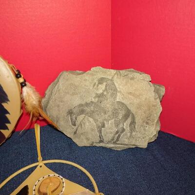 LOT 165. NATIVE AMERICAN INSPIRED DECOR