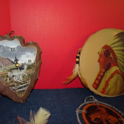 LOT 165. NATIVE AMERICAN INSPIRED DECOR