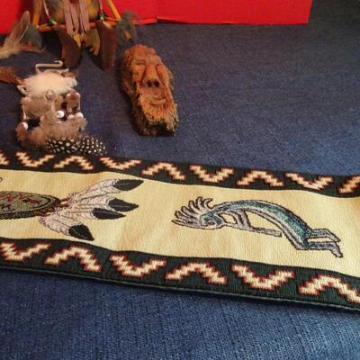 LOT 168.  NATIVE AMERICAN INSPIRED DECOR