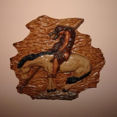 LOT 173. NATIVE AMERICAN INSPIRED  WALL DECOR