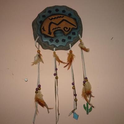 LOT 174. NATIVE AMERICAN INSPIRED WALL DECOR