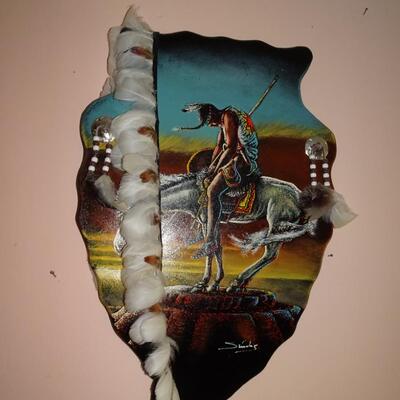LOT 175. NATIVE AMERICAN INSPIRED WALL DECOR