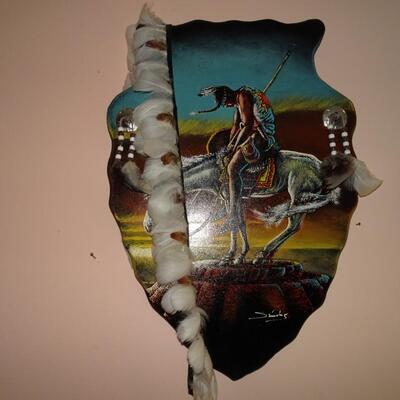 LOT 175. NATIVE AMERICAN INSPIRED WALL DECOR
