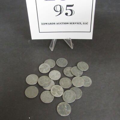 Lot of 19 Steel Cents 1943 P, D, S Mix