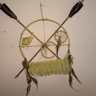 LOT 181. NATIVE AMERICAN INSPIRED WALL DECOR