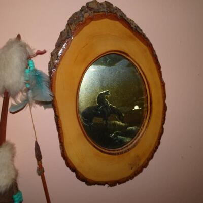 LOT 182. NATIVE AMERICAN INSPIRED WALL DECOR