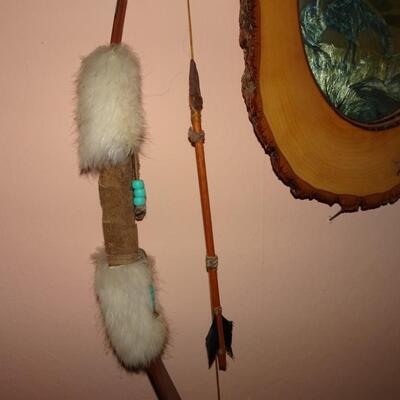 LOT 182. NATIVE AMERICAN INSPIRED WALL DECOR