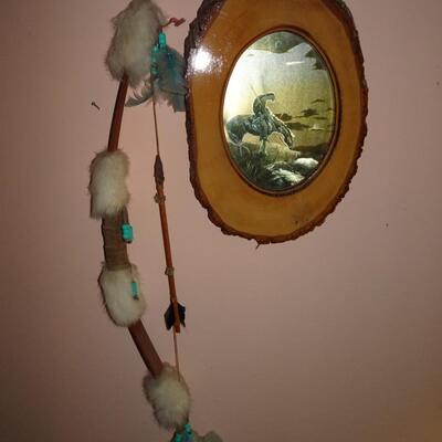 LOT 182. NATIVE AMERICAN INSPIRED WALL DECOR