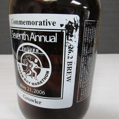 Titletown Brewing Co Growler 7th Annual GB Marathon Commemorative Bottle, May 21, 2006