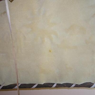 LOT 184. NATIVE AMERICAN INSPIRED DECOR ART