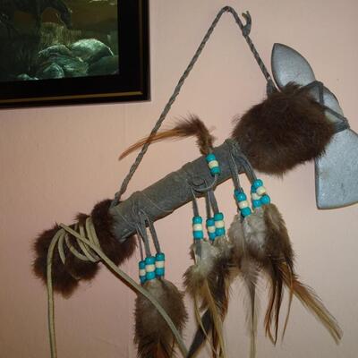 LOT 191. NATIVE AMERICAN INSPIRED WALL DECOR