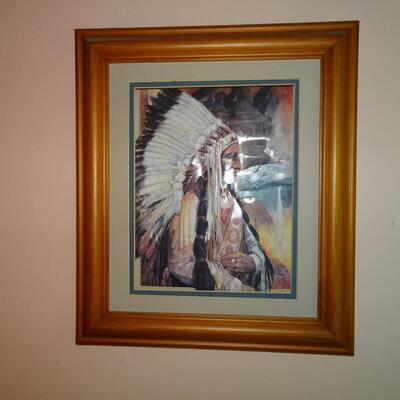 LOT 193. NATIVE AMERICAN INSPIRED WALL DECOR