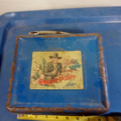 LOT 128  OLD HOPALONG CASSIDY LUNCH BOX