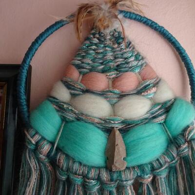 LOT 196. NATIVE AMERICAN INSPIRED WALL DECOR