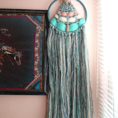 LOT 196. NATIVE AMERICAN INSPIRED WALL DECOR