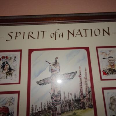LOT 198. NATIVE AMERICAN INSPIRED WALL DECOR