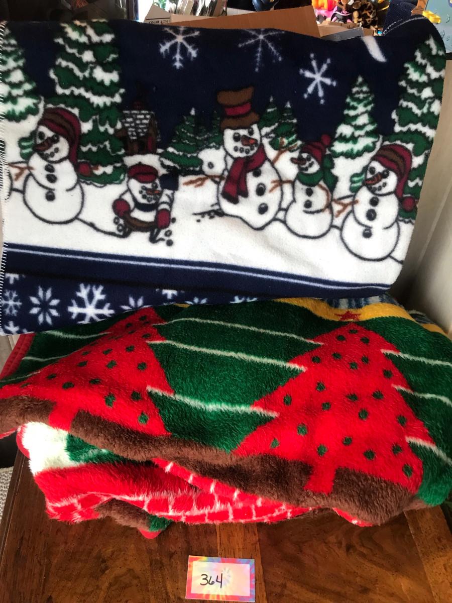Christmas Fleece throws