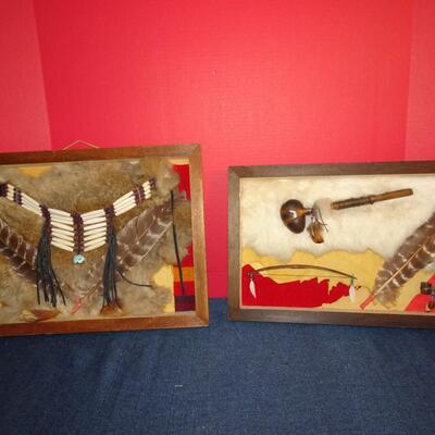 LOT 208. NATIVE AMERICAN INSPIRED DECOR