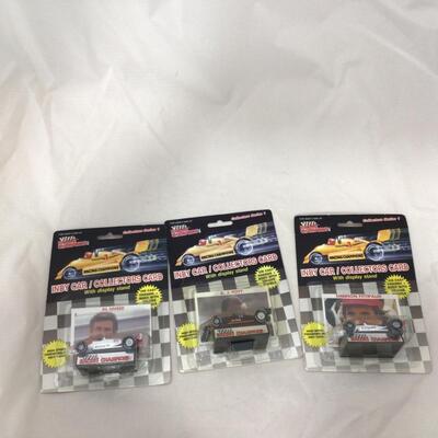 137) NASCAR | Mixed Group of Indy Car Figures